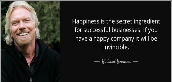 Richard Branson quotes on having a happy employees