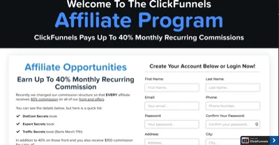 ClickFunnel Affiliate Program