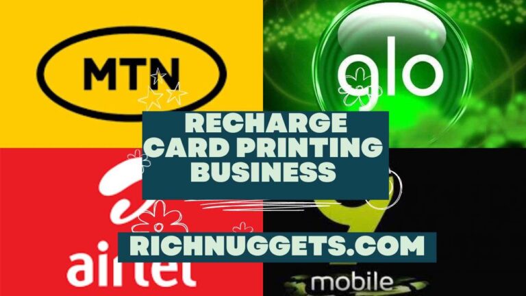 How to Start a Successful Recharge Card Printing Business