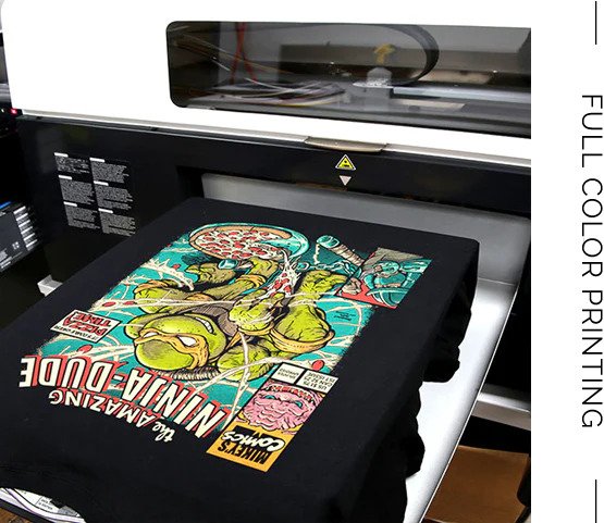 Direct-to-Garment (DTG) Printing: 